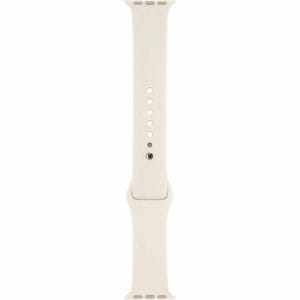 Apple watch bandjes - Apple watch rubberen sport bandje - antique white-005