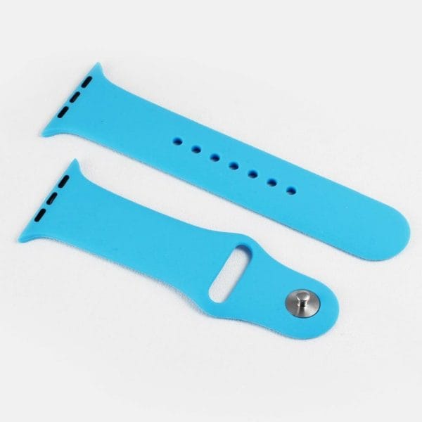Apple watch bandjes - Apple watch rubberen sport bandje - blauw -004