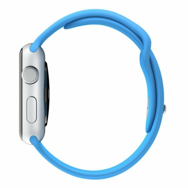 Apple watch bandjes - Apple watch rubberen sport bandje - blauw -007