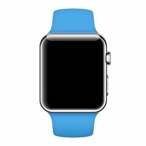 Apple watch bandjes - Apple watch rubberen sport bandje - blauw -008