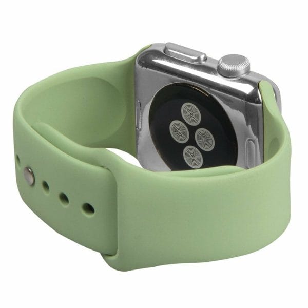Apple watch bandjes - Apple watch rubberen sport bandje - mint-004