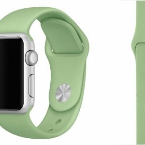 Apple watch bandjes - Apple watch rubberen sport bandje - mint