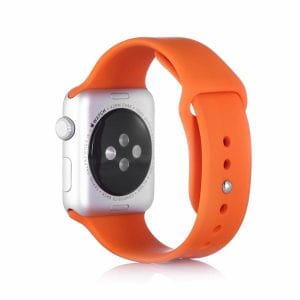 Apple watch bandjes - Apple watch rubberen sport bandje - orange-005