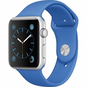 Apple watch bandjes - Apple watch rubberen sport bandje - royal blue-001