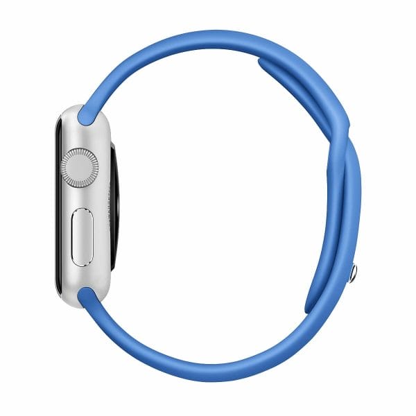 Apple watch bandjes - Apple watch rubberen sport bandje - royal blue-0041