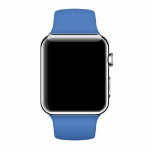 Apple watch bandjes - Apple watch rubberen sport bandje - royal blue-006