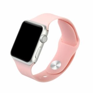 Apple watch bandjes - Apple watch rubberen sport bandje - roze-001