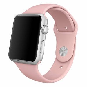 Apple watch bandjes - Apple watch rubberen sport bandje - roze-004