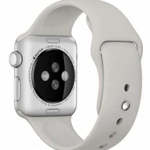 Apple watch bandjes - Apple watch rubberen sport bandje - stone-010