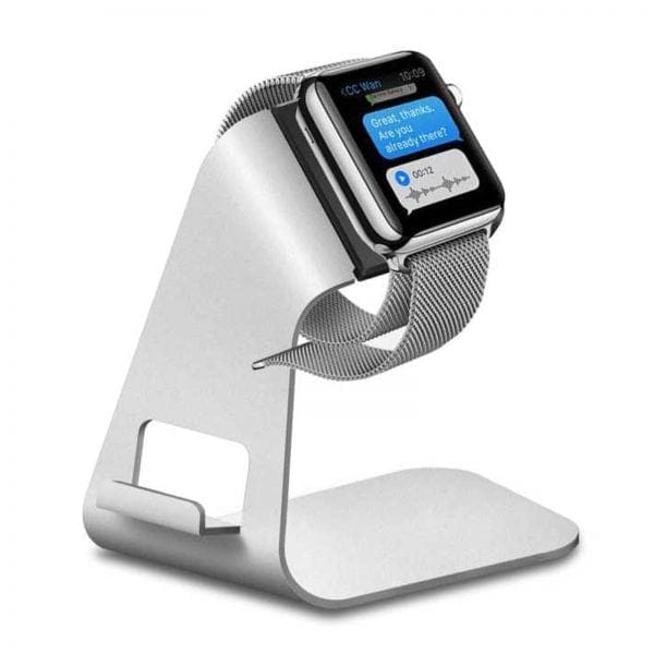 Apple watch stand hoog - Zilver-001