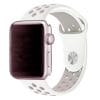 Rubberen sport bandje voor de Apple Watch Wit Lavendel-003