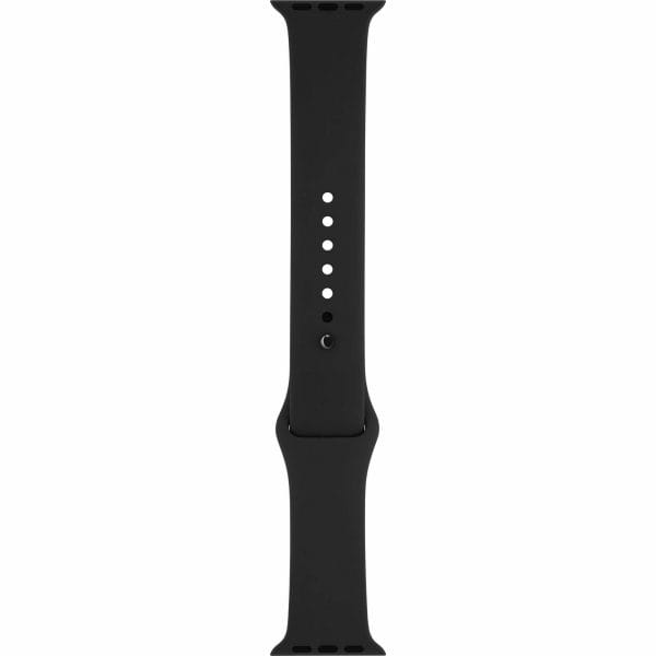 Rubberen sport bandje voor de Apple Watch Zwart-003