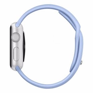 Third party Apple watch bands rubberen sport bandje Lila-004