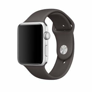 Koop Rubber smartwatchbandje voor de Apple in Zwart 42mm online