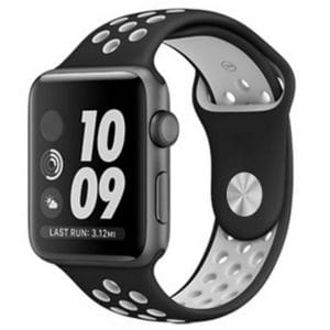 sport bandje voor de Apple Watch-Zwart-Grijs-004