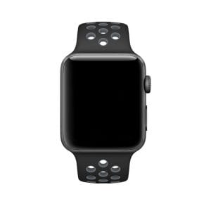 sport bandje voor de Apple Watch-Zwart-Grijs-005