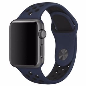 sport bandje voor de Apple Watch-blauw-zwart-001