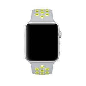 sport bandje voor de Apple Watch-grijs-geel-006
