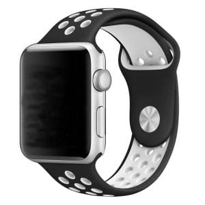 sport bandje voor de Apple Watch-zwart-wit-003