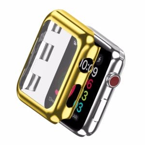 Case Cover Screen Protector Goud 4H Protected Knocks Watch Cases voor Apple watch voor iwatch