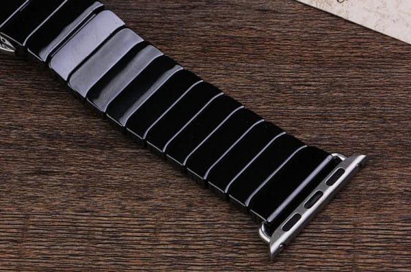 Keramische vervangend bandje voor Apple Watch iwatch Series 1-2-3 42mm zwart-008