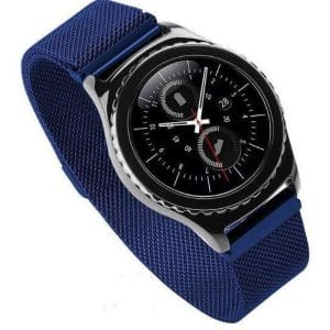 Milanese Loop rvs rose blauw bandje voor de Samsung Gear S3 S3 Frontier S3 Classic-003