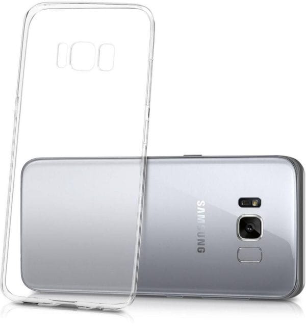 Telefoonhoesje voor Samsung S8 HD Clear Crystal Ultradunne krasbestendig TPU beschermhoes-002