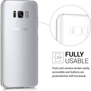 Telefoonhoesje voor Samsung S8 HD Clear Crystal Ultradunne krasbestendig TPU beschermhoes