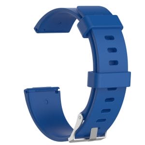 Luxe Siliconen Bandje large voor FitBit Versa – blauw-003