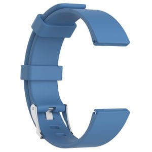 Luxe Siliconen Bandje large voor FitBit Versa – lichtblauw-002