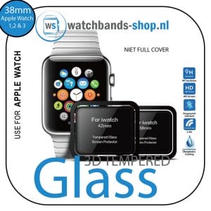 Screen-Protector-Tempered-Glass-Apple-Watch-Series-1--2--3-(38mm)---Black-edge---niet-full-cover-100