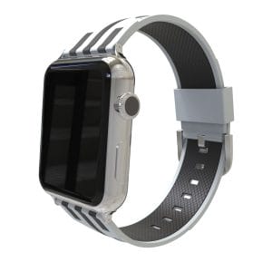 Apple watch bandje 38mm duo grijs - zwart_004