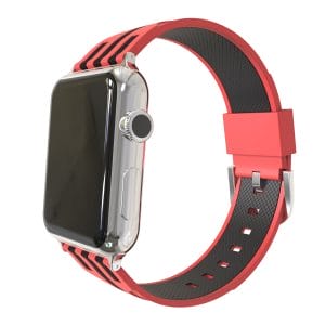 Apple watch bandje 38mm duo rood - zwart_003