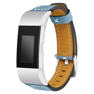 Fitbit Charge 2 bandjes leer blauw_002