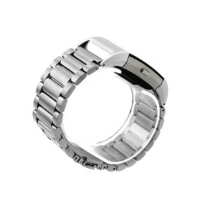 RVS zilver kleurig metalen bandje armband voor de Fitbit Charge 2_007