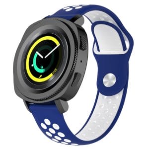 Samsung Gear Sport bandje blauw - wit_003