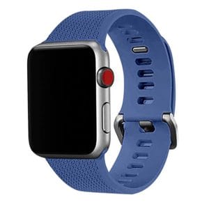 42mm en 44mm Sport bandje Ocean Blue geschikt voor Apple watch 1 - 2 - 3 - 4 _002