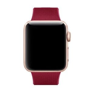 42mm en 44mm Sport bandje rose red geschikt voor Apple watch 1 - 2 - 3 - 4 _002