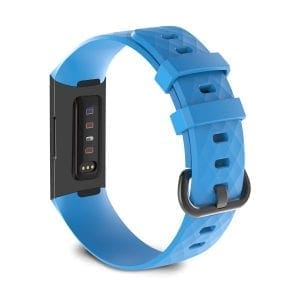 Bandje geschikt voor Fitbit Charge 3 SMALL – blauw