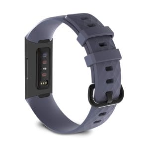 Bandje geschikt voor Fitbit Charge 3 SMALL – grijs