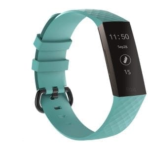 Bandje geschikt voor Fitbit Charge 3 SMALL – mint groen