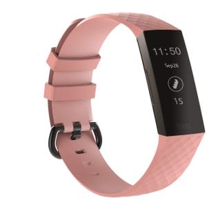 Bandje geschikt voor Fitbit Charge 3 SMALL – roze