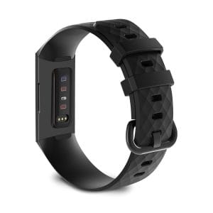 Bandje geschikt voor Fitbit Charge 3 SMALL – zwart_004