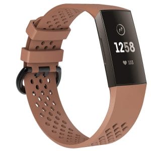Fitbit Charge 3 bandje sport SMALL – koffie