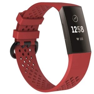 Fitbit Charge 3 bandje sport SMALL – rood_1003