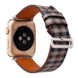 Koop leer smartwatchbandje voor de Apple in blauw 38mm online